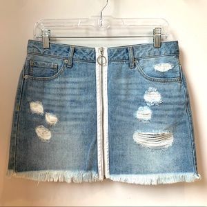 Forever 21 Mini Denim Skirt W 28
